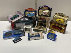 A job lot of assorted boxed diecast including Corgi