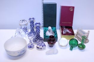 A job lot of assorted collectables including Wedgewood etc