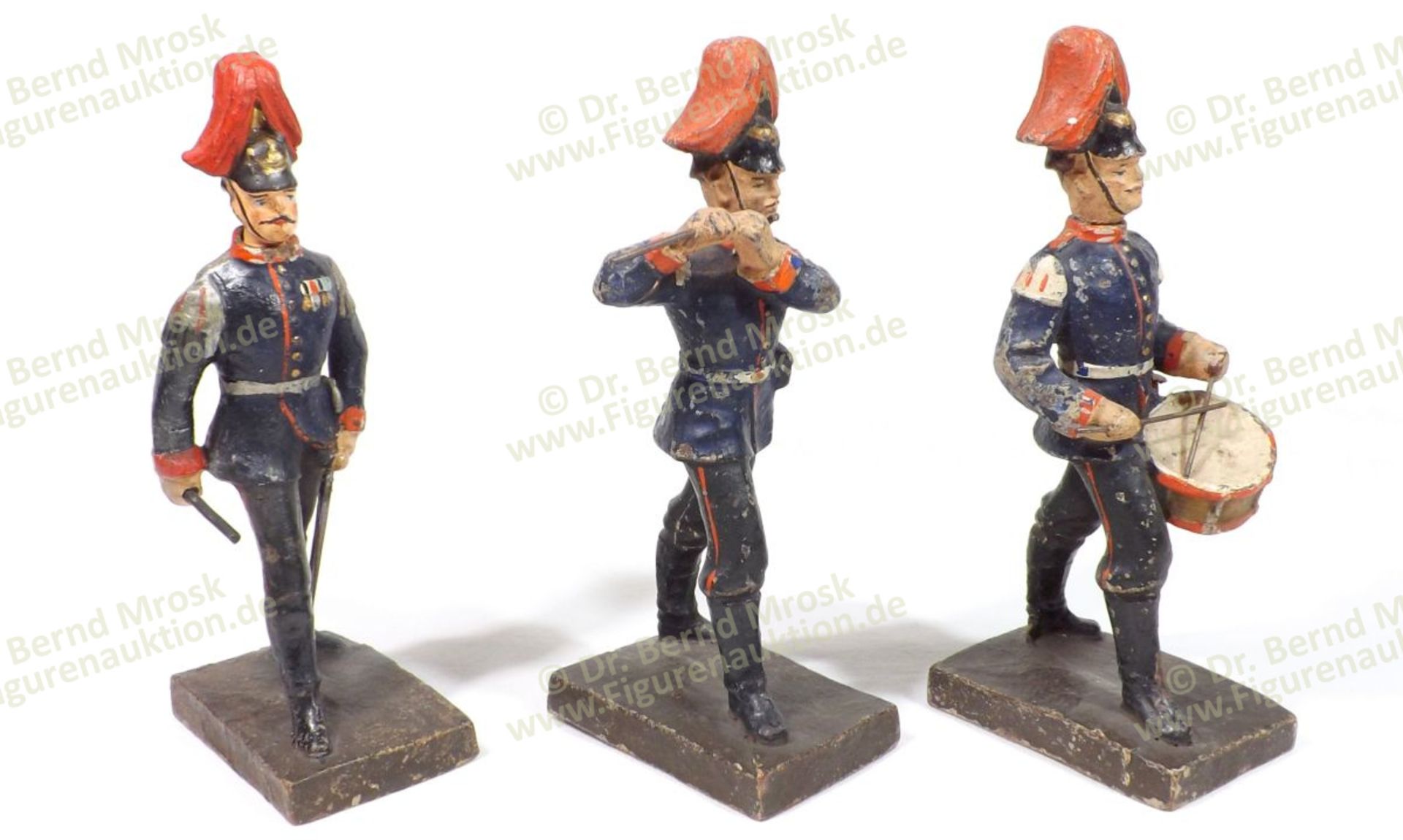 German military, Lineol, composition figures, 14 cm size, made in Germany probably before 1915, rare