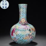 A Chinese Famille Rose Globular Vase