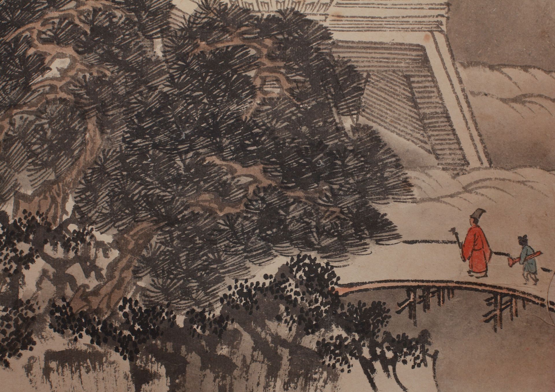 A Chinese Scroll Painting By Pu Ru - Bild 9 aus 14