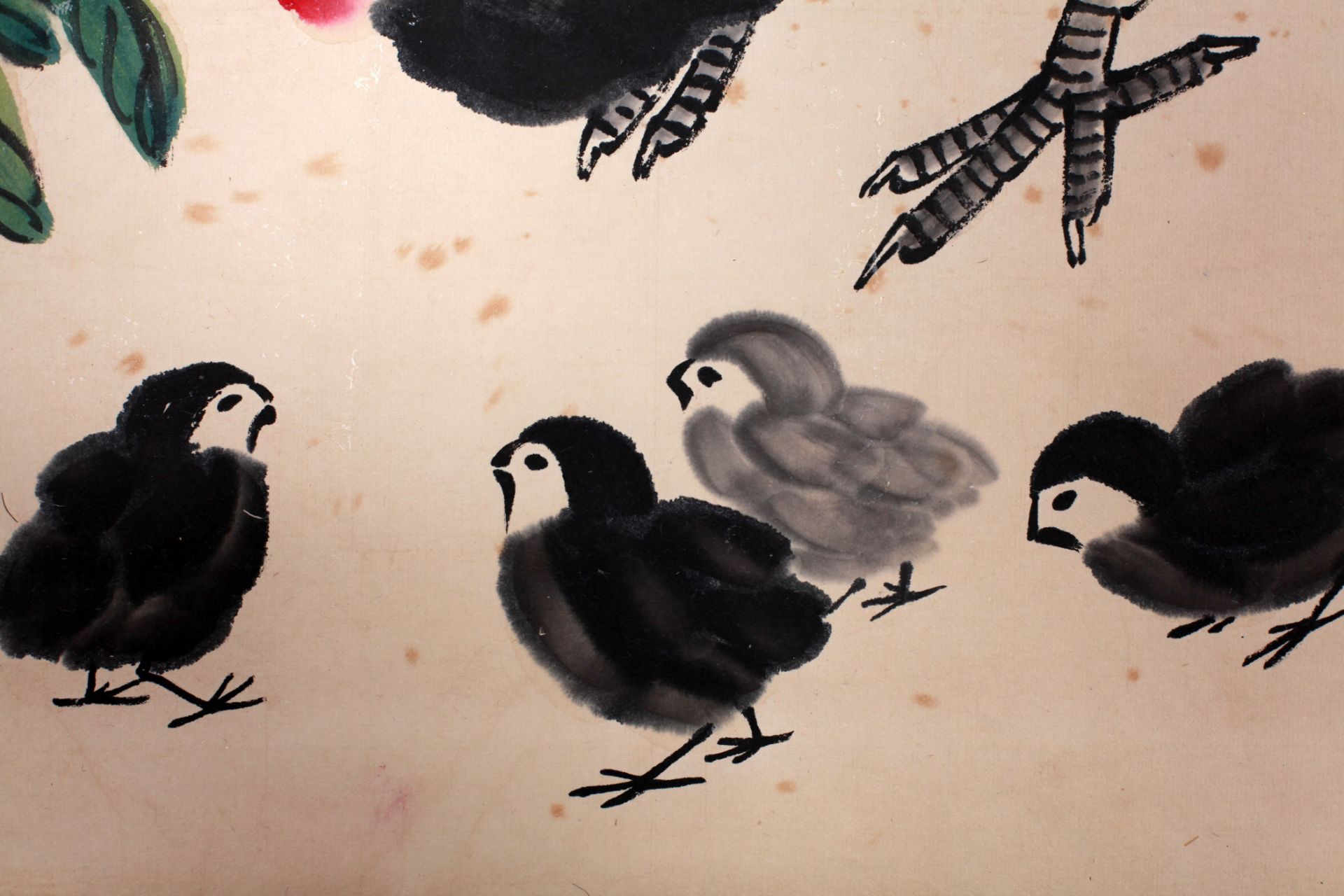 A Chinese Scroll Painting By Qi Baishi - Bild 14 aus 15