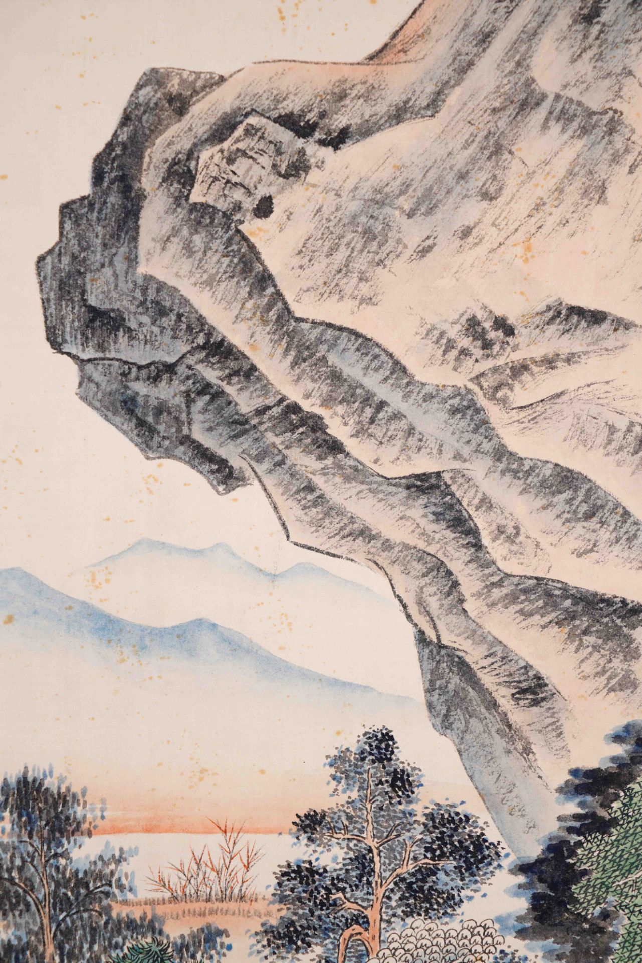 A Chinese Frame Painting By Zhang Daqian - Image 4 of 9