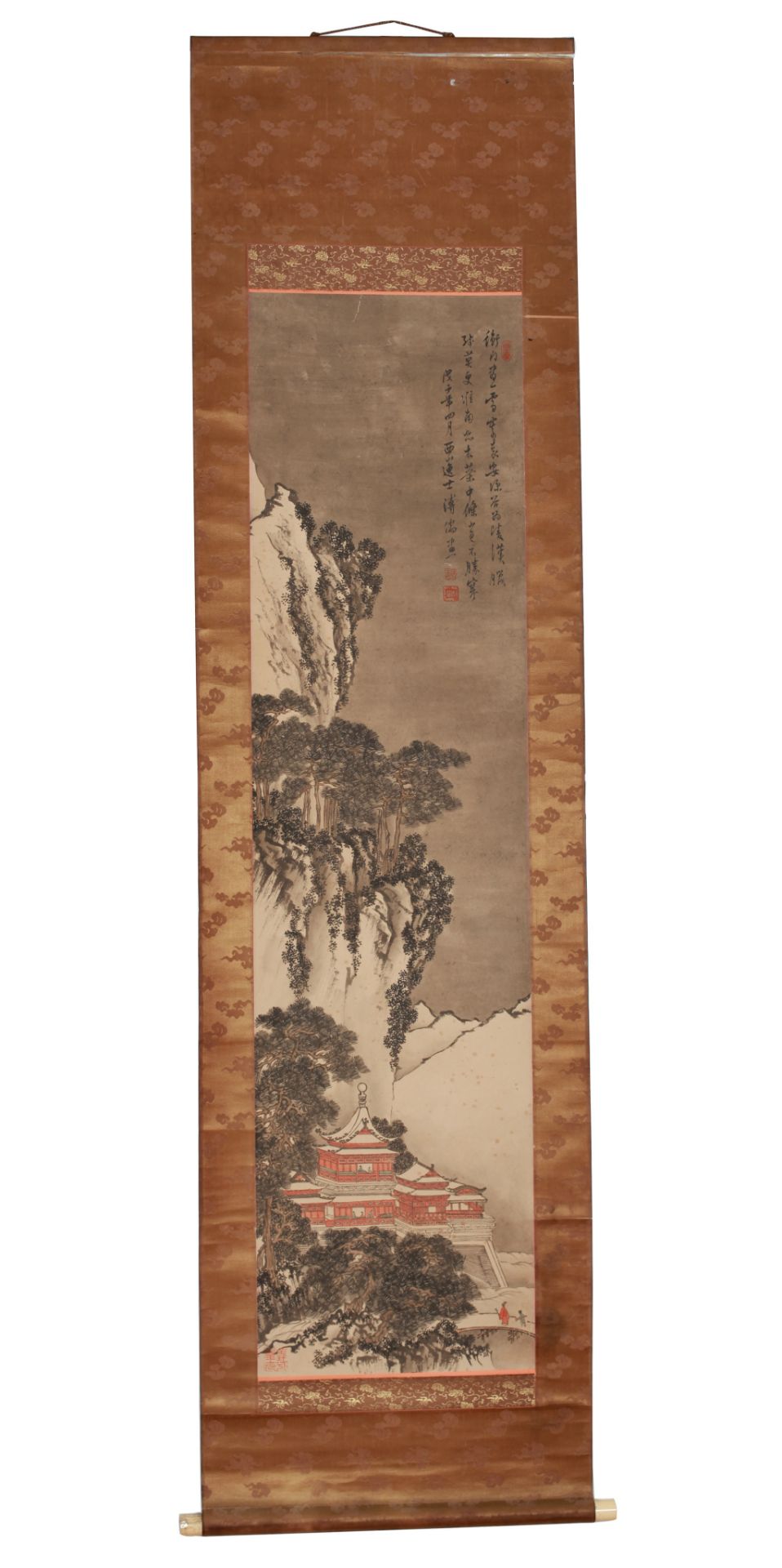 A Chinese Scroll Painting By Pu Ru - Bild 3 aus 14