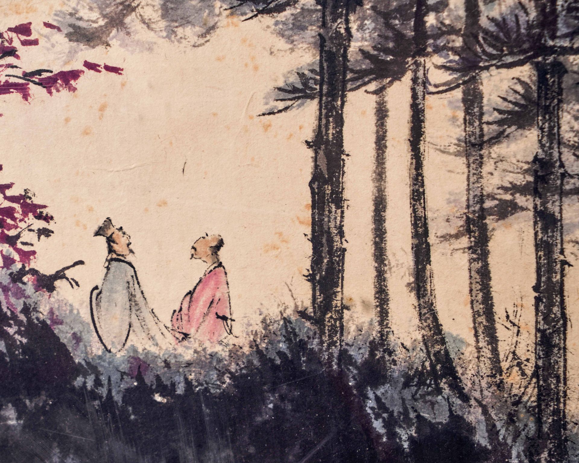 A Chinese Frame Painting By Fu Baoshi - Image 6 of 7