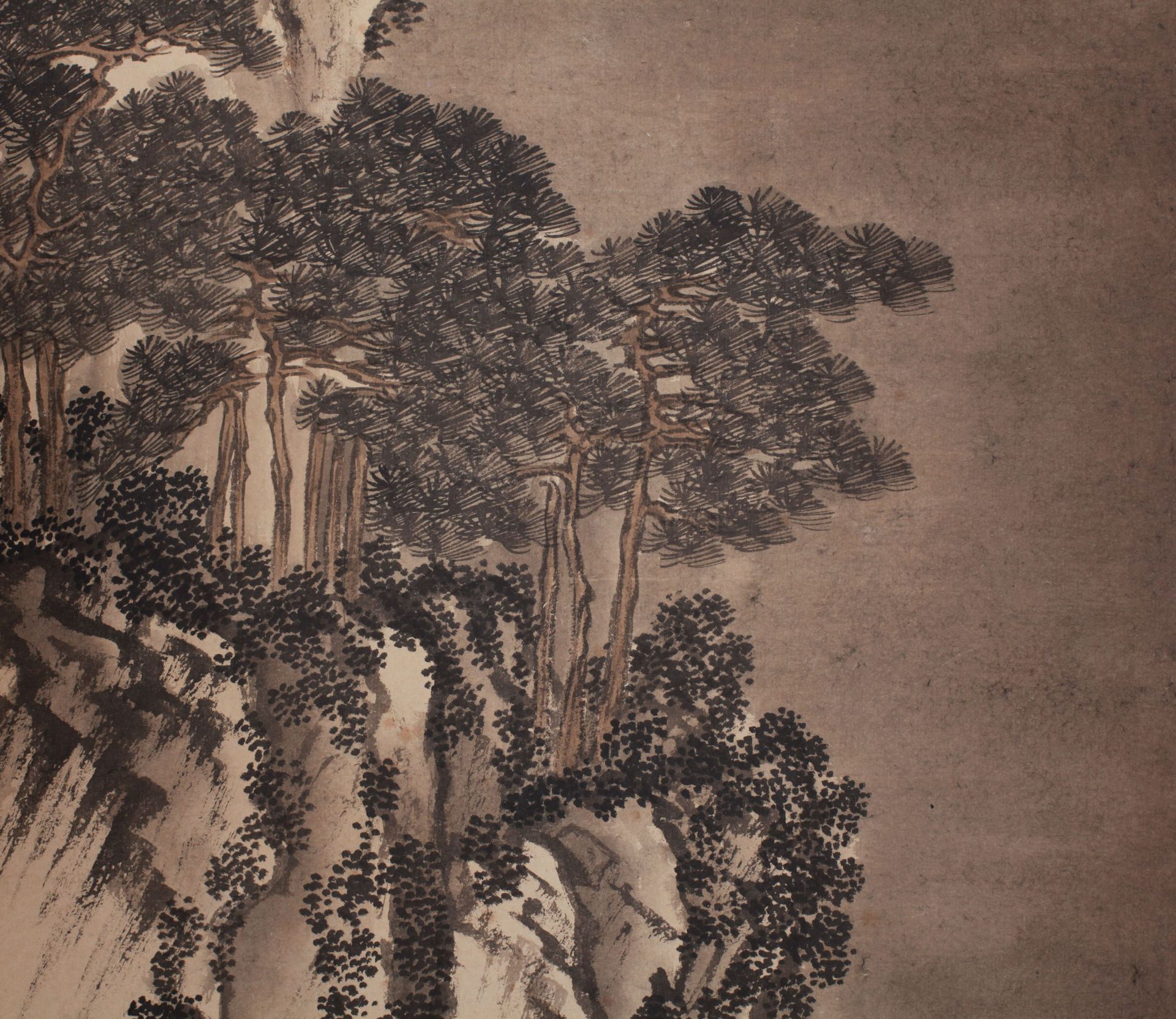 A Chinese Scroll Painting By Pu Ru - Bild 7 aus 14