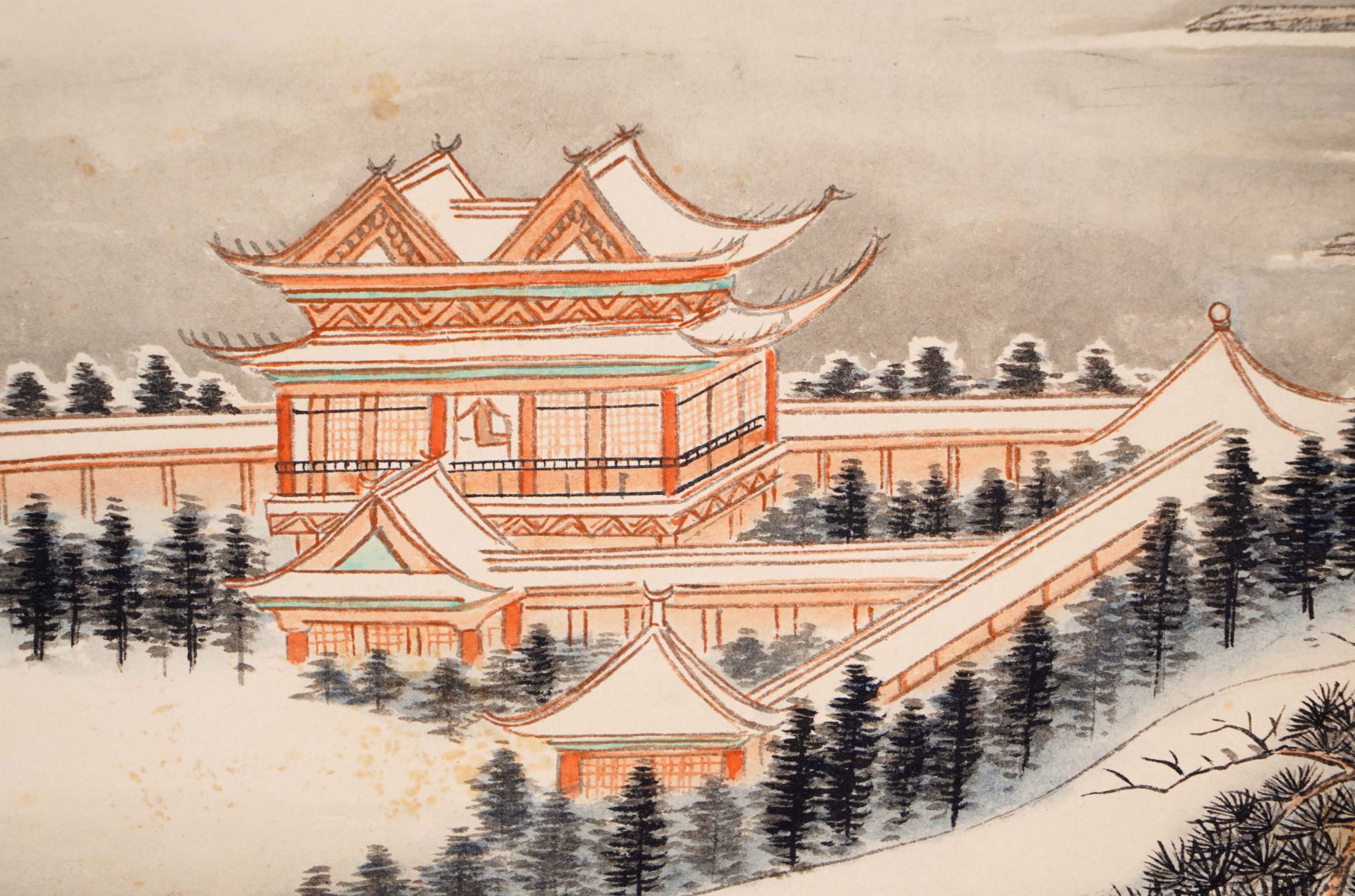 A Chinese Scroll Painting By Zhang Daqian - Image 6 of 11