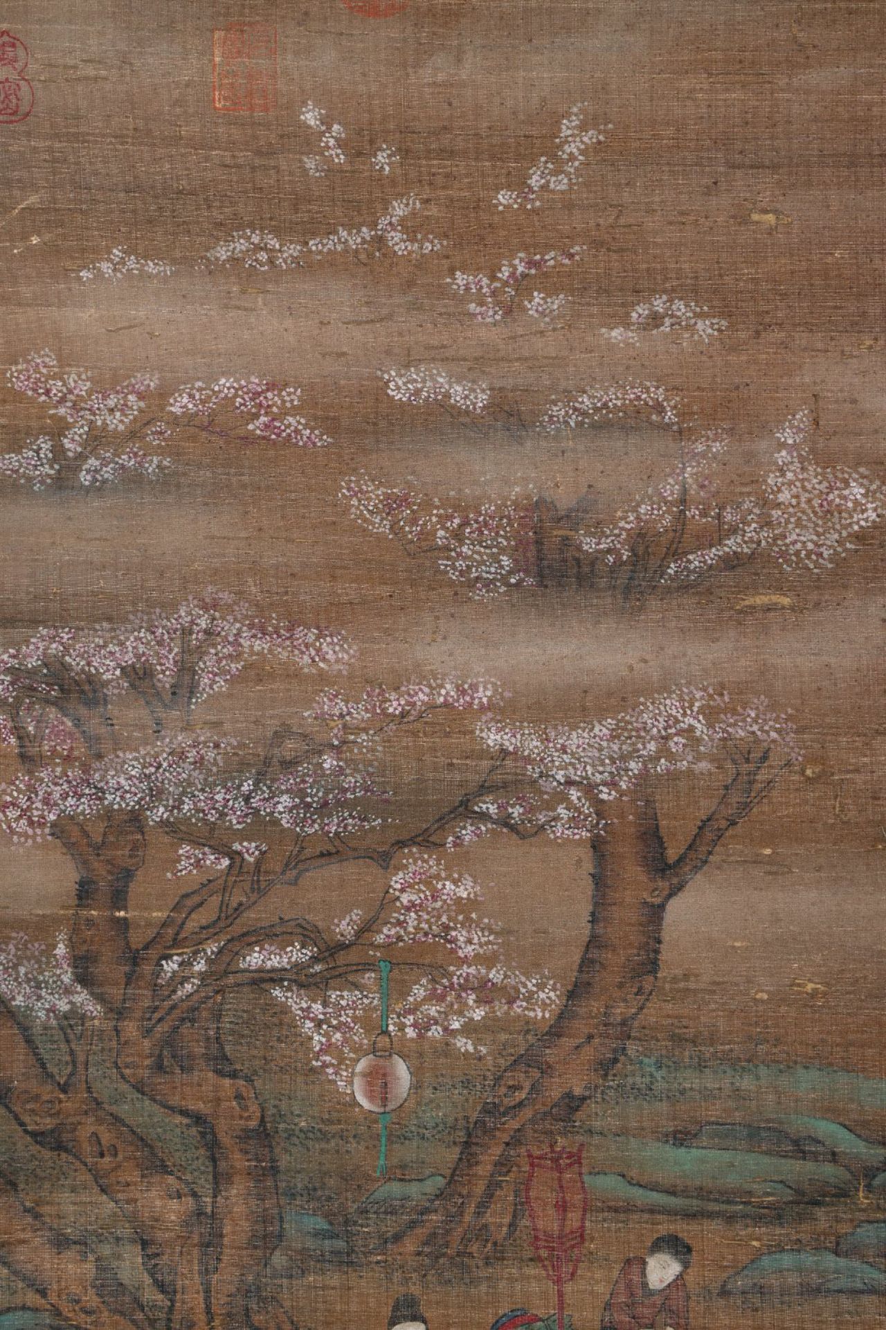 A Chinese Scroll Painting By Gu Hongzhong - Image 4 of 10