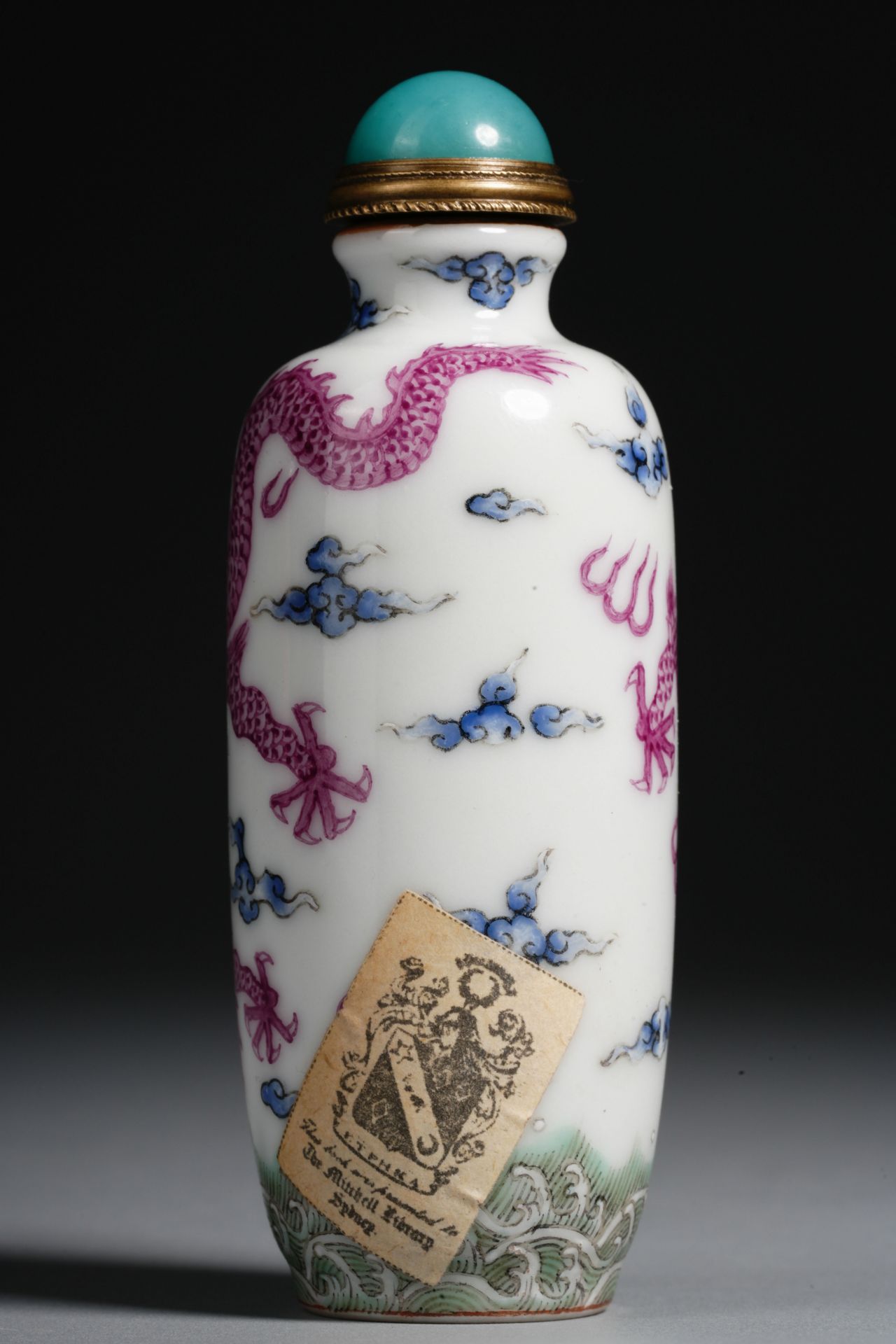 A Chinese Famille Rose Dragon Snuff Bottle - Image 6 of 10