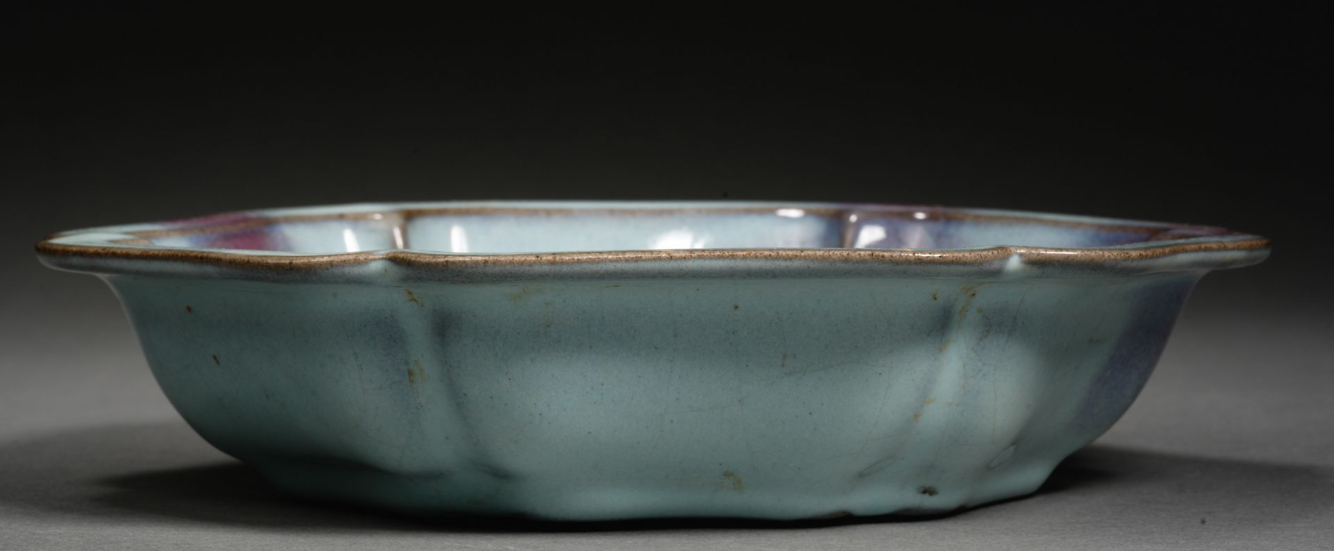 A Chinese Jun-ware Dish - Image 5 of 11