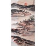 A Chinese Scroll Painting By Fang Jizhong