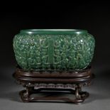 A Chinese Carved Jade Kids at Play Washer