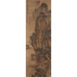 A Chinese Scroll Painting By Fan Zhongli