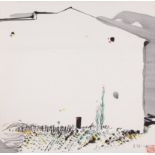 A Chinese Scroll Painting By Wu Guanzhong