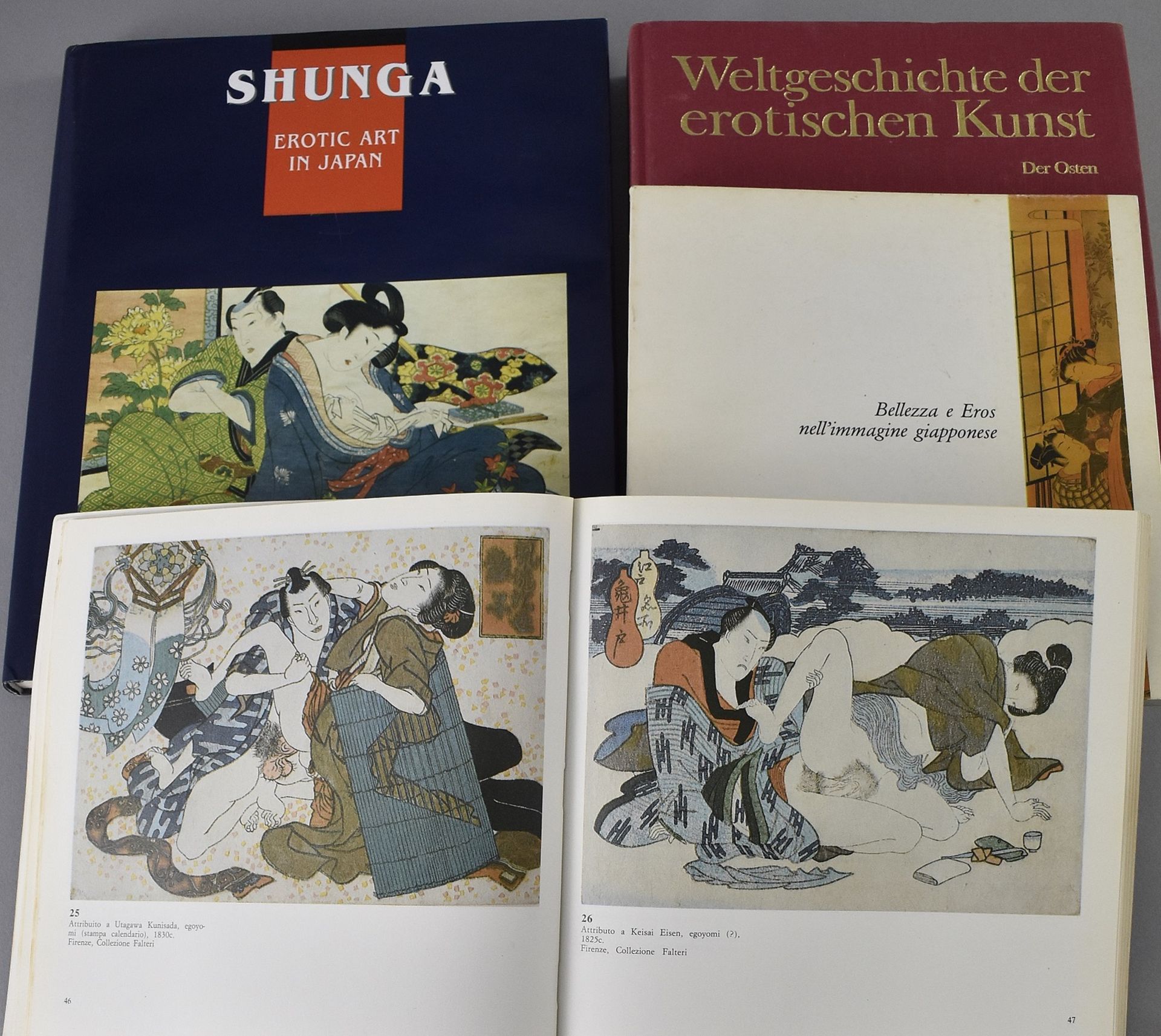 Shunga-Bücherkonvolut: