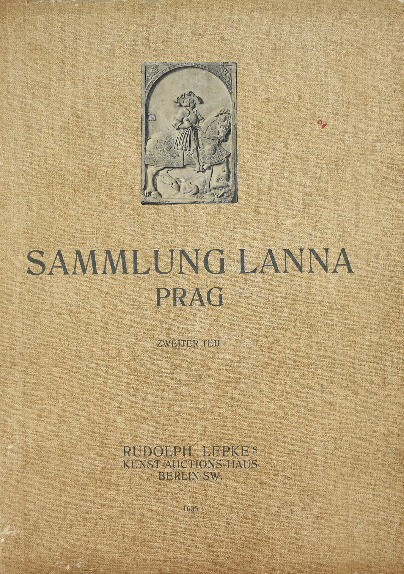 Lepke Berlin 1911. Sammlung des Freiherrn Adalbert von Lanna Prag.