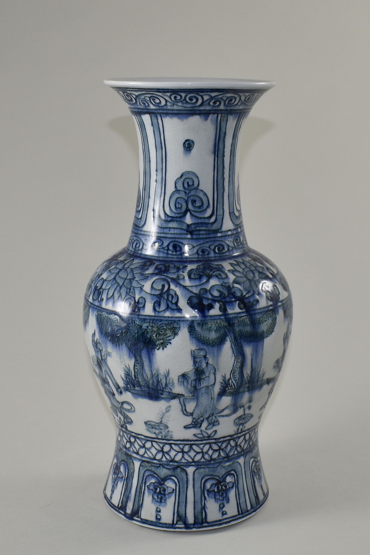 Große Balustervase.