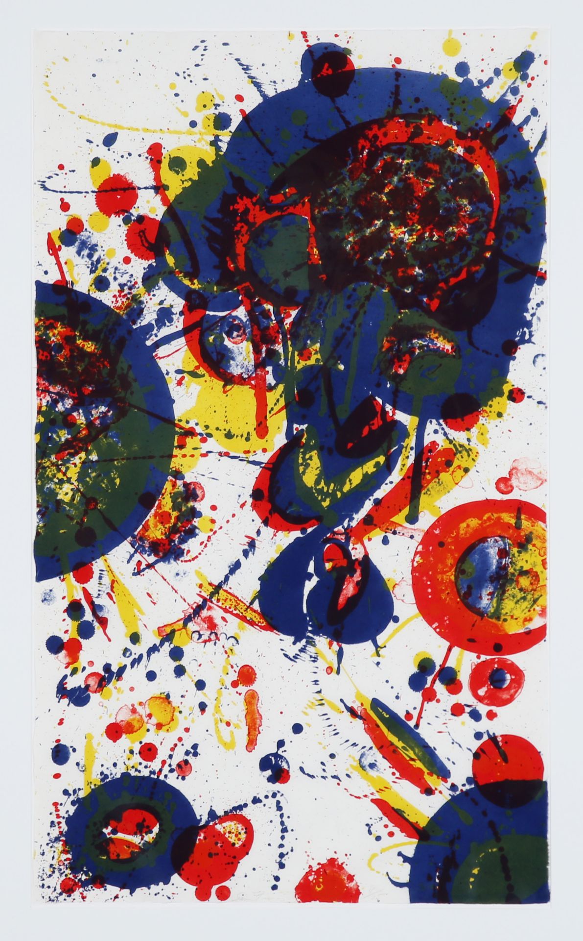 Sam Francis. 1923 San Mateo (Kalifornien) - 1994 Santa Monica. Vertreter des abstrakten Expressionis