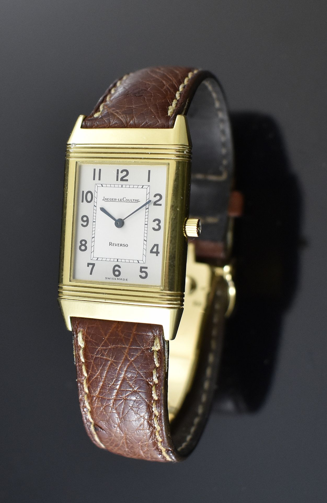 Feine Jaeger-LeCoultre-Herrenarmbanduhr Reverso,