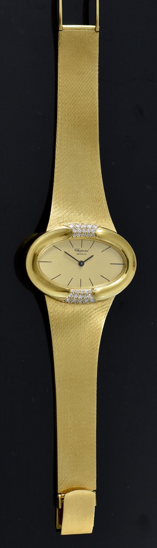 Sehr feine goldene Chopard-Damenarmbanduhr,