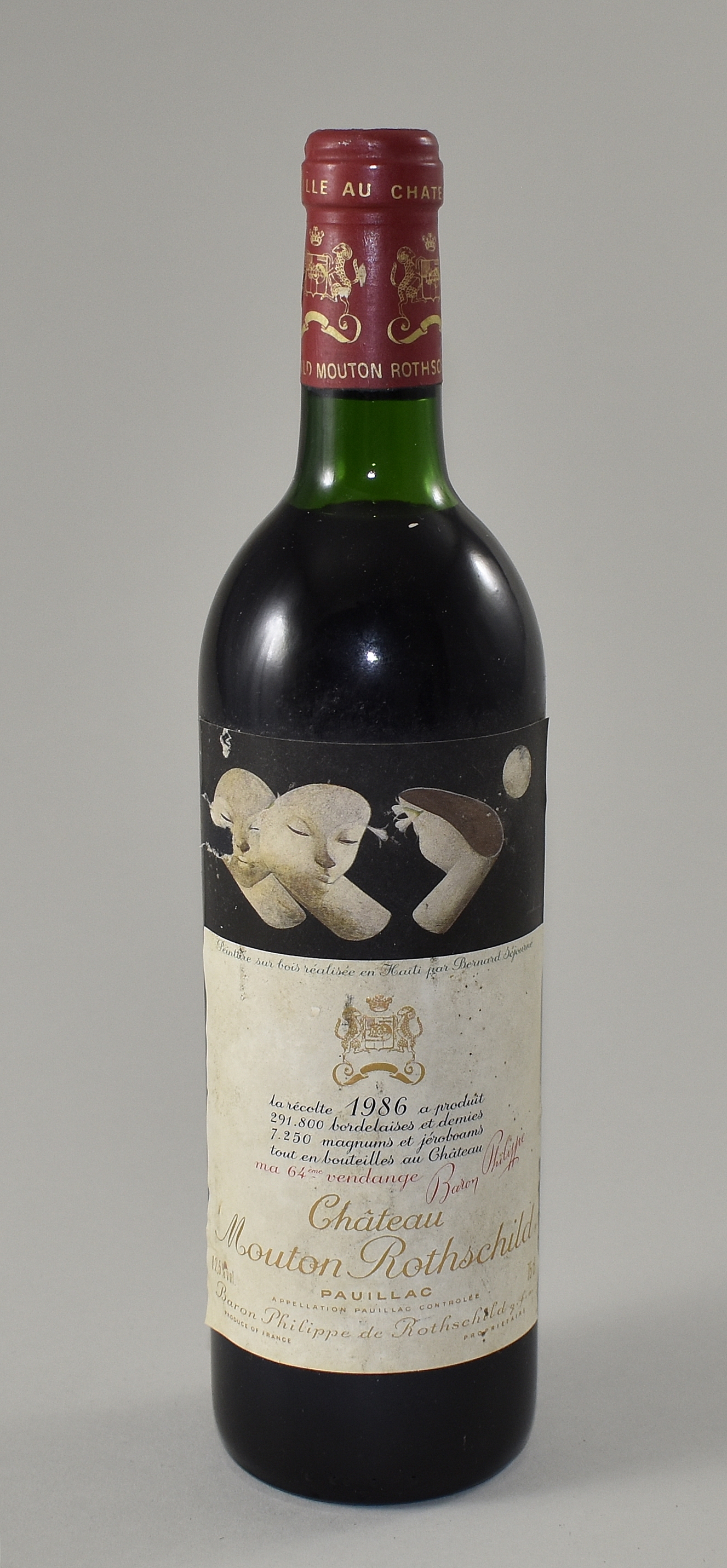 Chateau Mouton Rothschild Paulliac 1986,