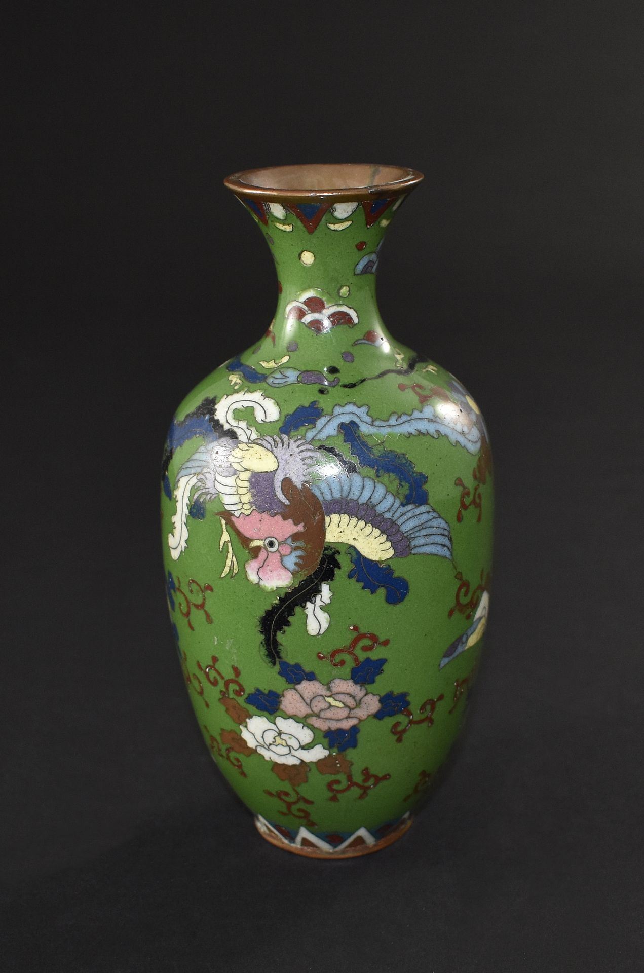 Cloisonné-Vase.