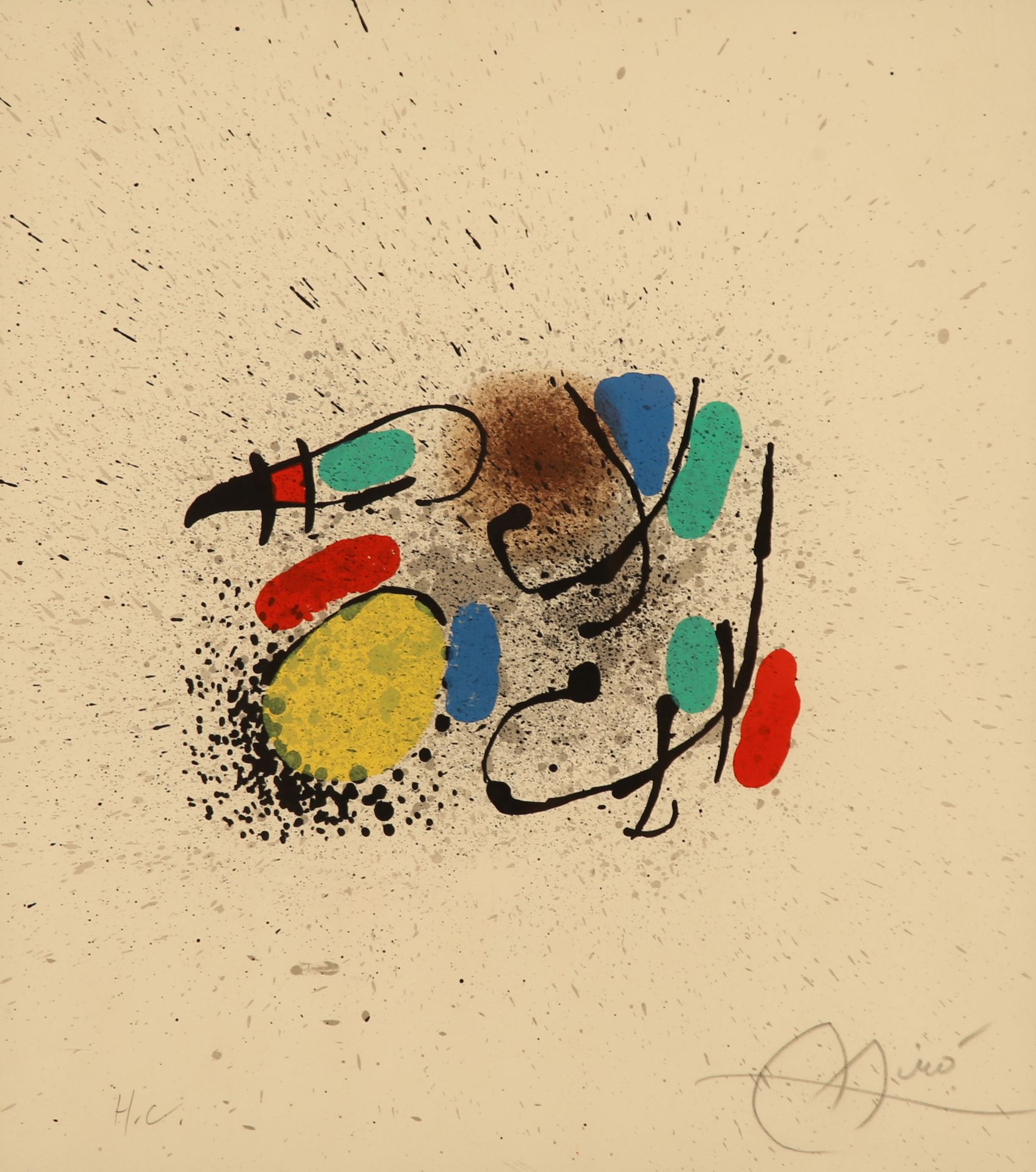 Joan Miró. 1893 Barcelona - 1983 Palma de Mallorca.
