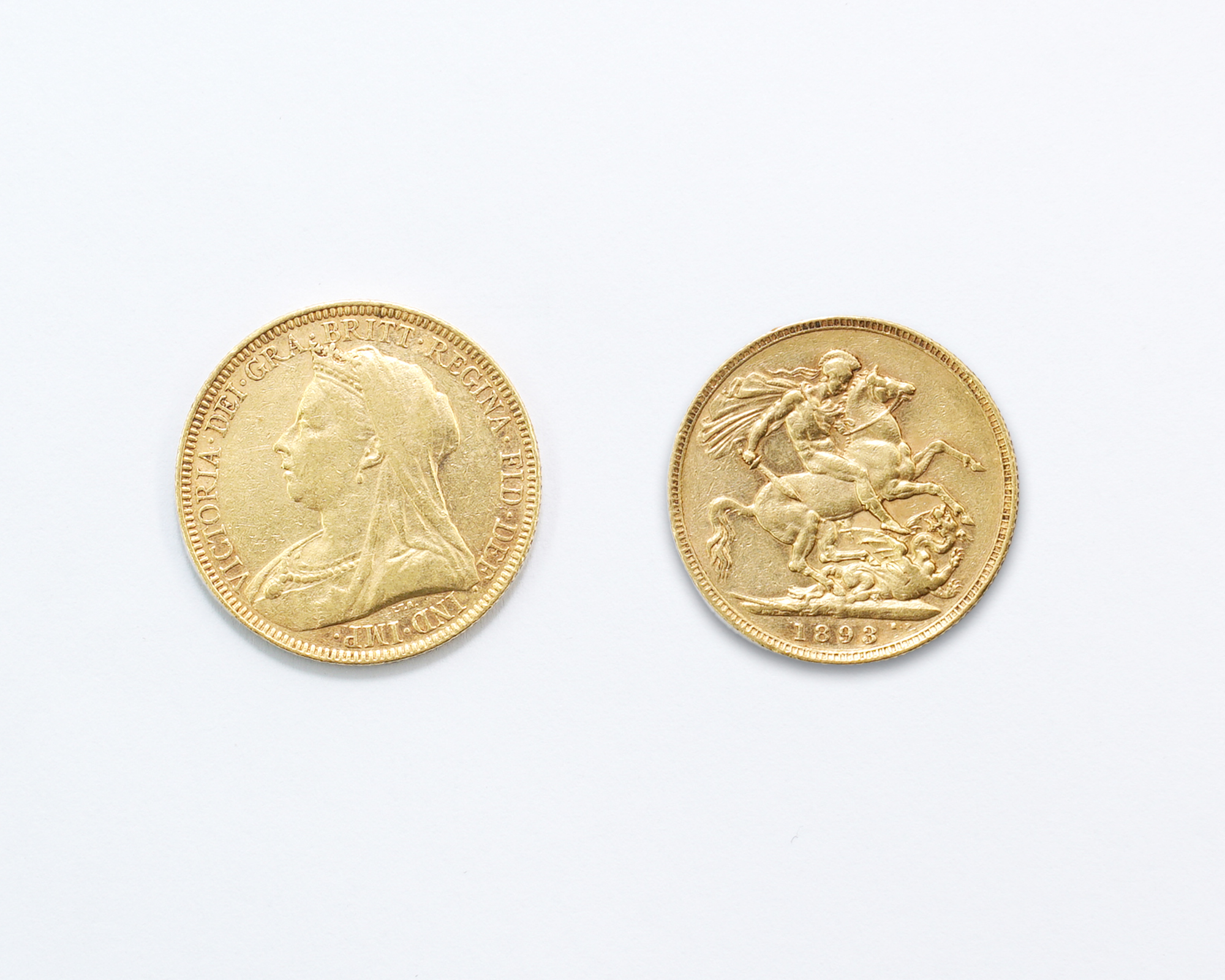 Goldmünze Sovereign Großbritannien 1893