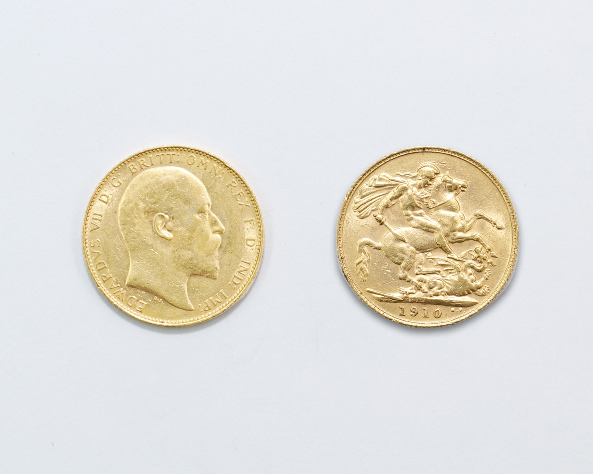 Goldmünze Sovereign Großbritannien 1910