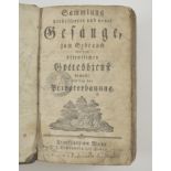 Justus Christoph Krafft. 1732 - 1795. 'Sammlung verbesserter und neuer Gesänge zum Gebrauch bey dem