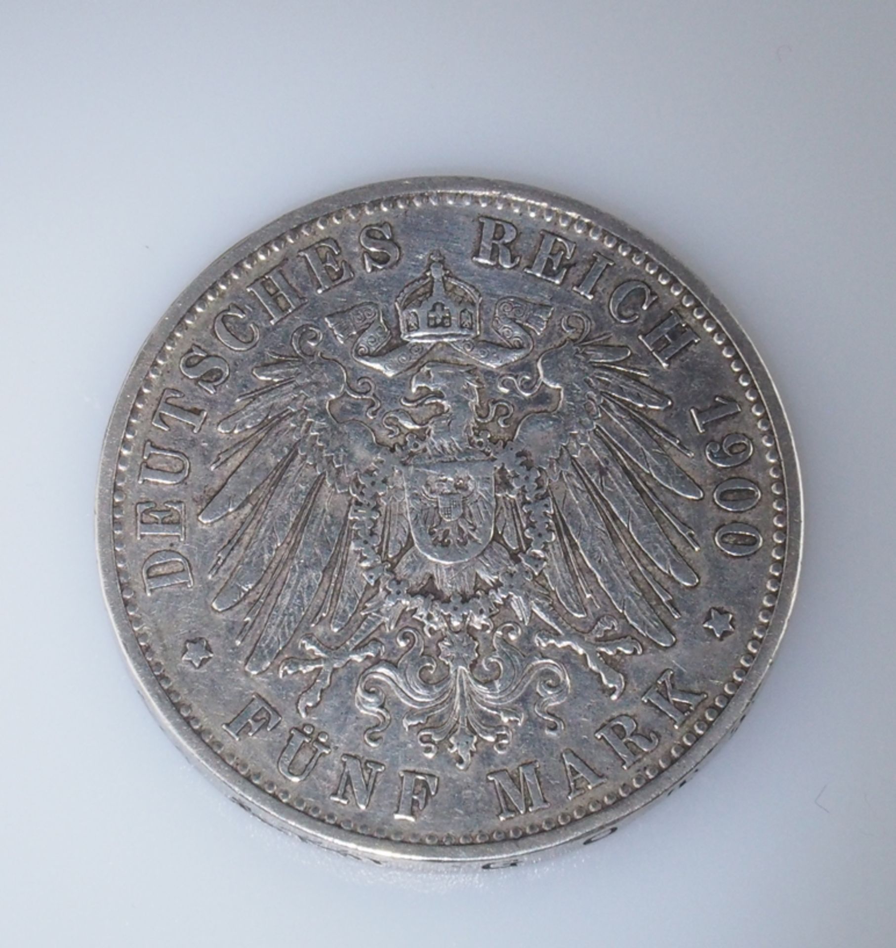 Württemberg. Fünf Mark. 1900. J 176 - Bild 2 aus 2