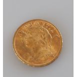 Goldmünze Schweiz. 20 Franken 1949