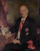 Boleslaw von Czedekowski. 1885 Wojinlow - 1969 Wieden. Sign.1944 dat. Halbfigürliches Portrait des