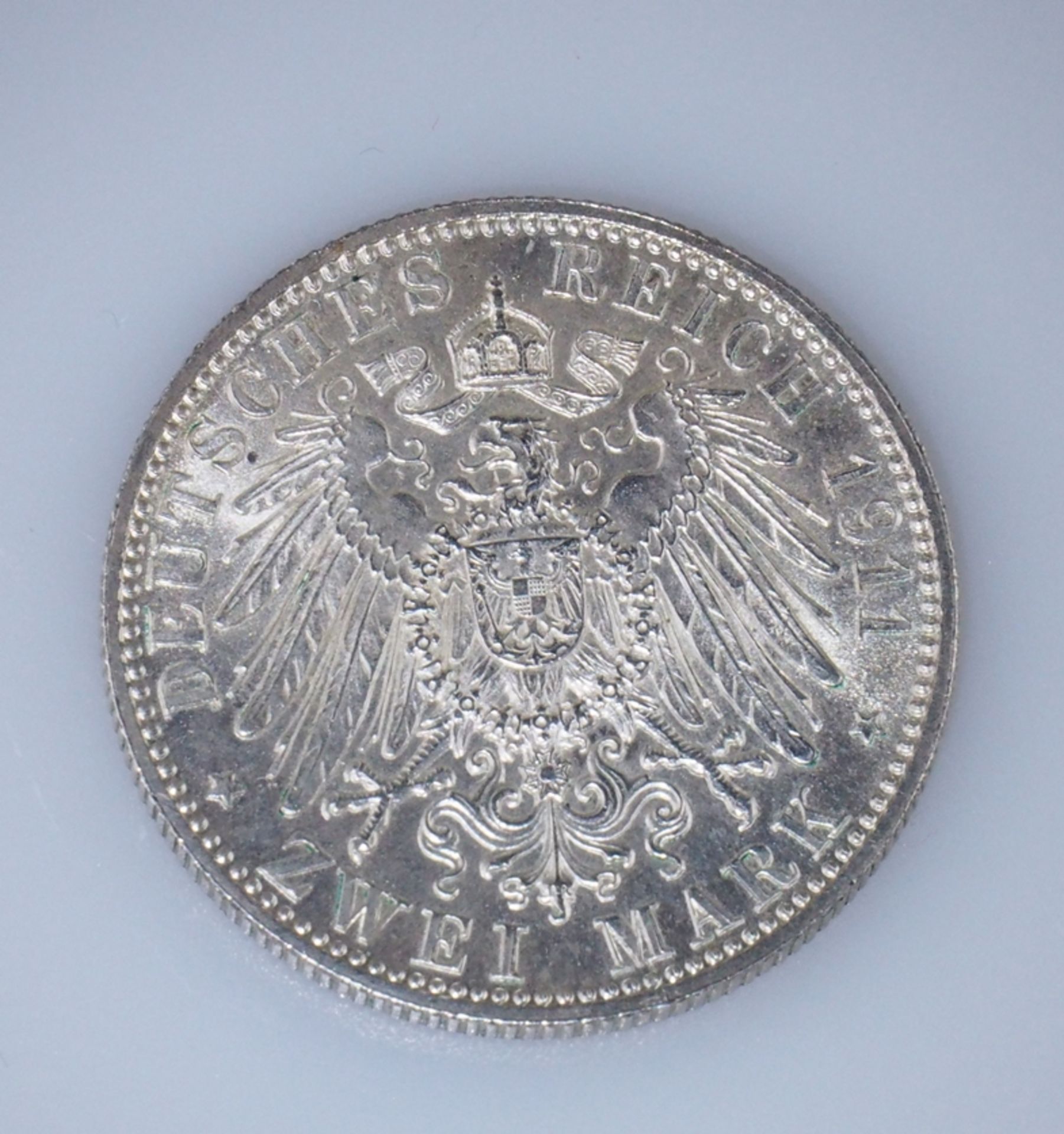 Bayern. Zwei Mark. 1911. J 48 - Image 2 of 2