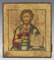 Christus Pantokrator. Russland. 18./19. Jh. 31 x 27 cm