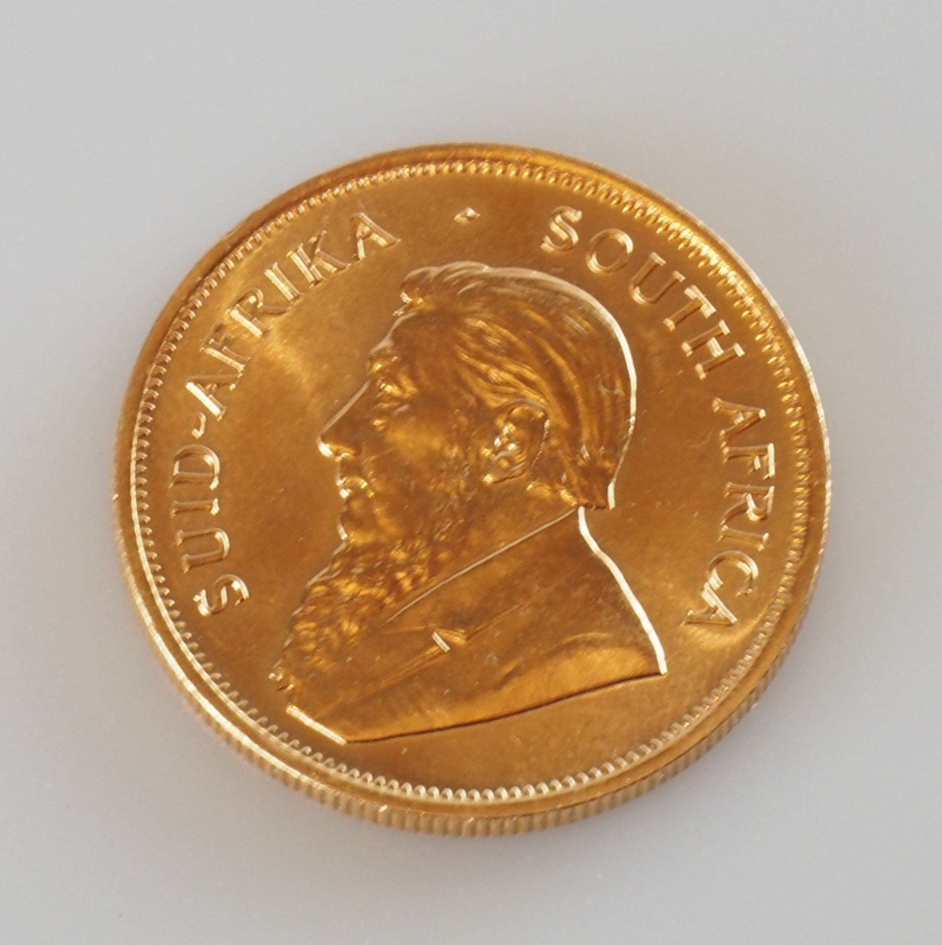 Goldmünze Südafrika.  Krügerrand. 1982