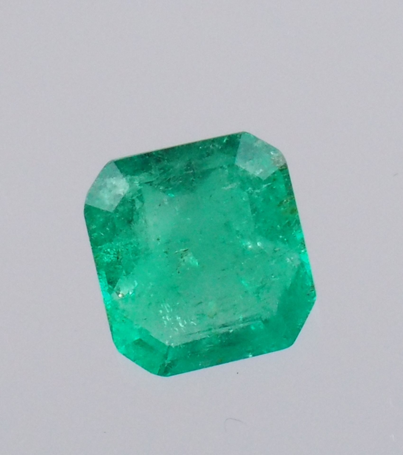 Loser Smaragd. Emerald cut. 3,82 ct