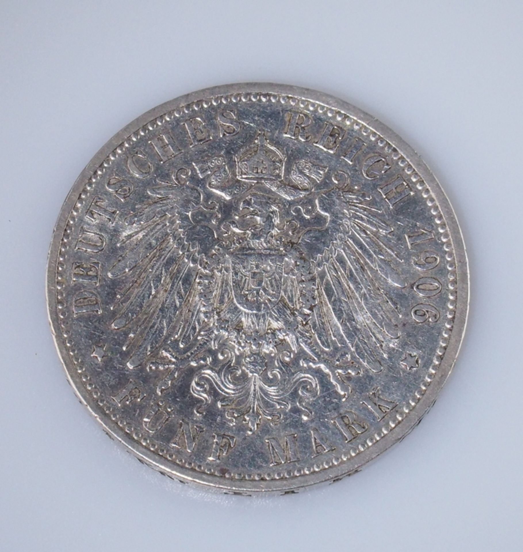 Preußen. Fünf Mark. 1906. J 104 - Bild 2 aus 2