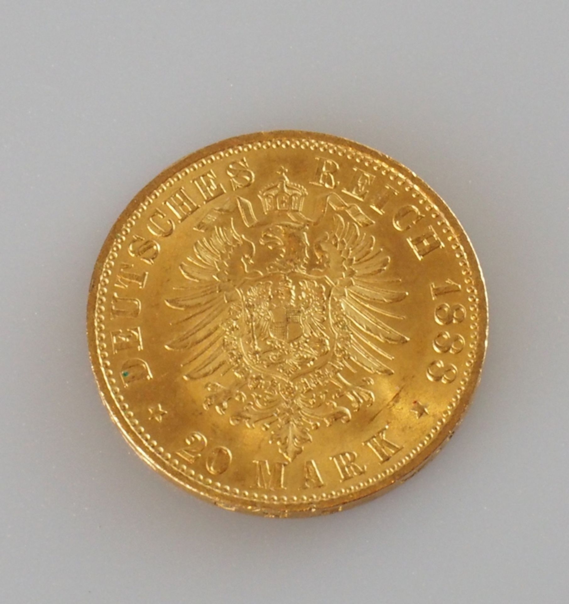 Goldmünze Deutsches Reich. Preussen Kaiser Friedrich 20 Mark 1888 A - Image 2 of 2