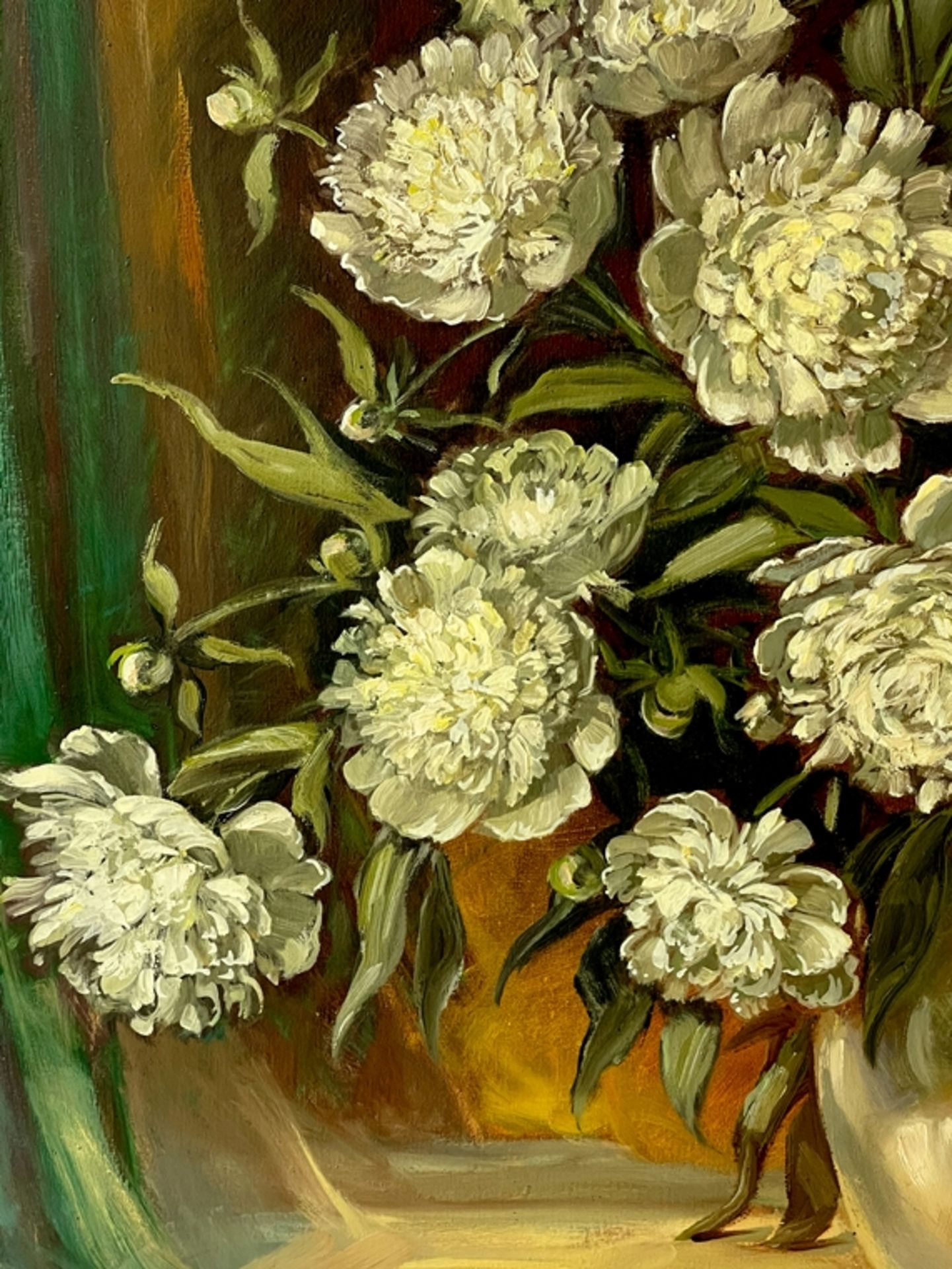 Großes Stillleben mit Chrysanthemen - Bild 3 aus 4