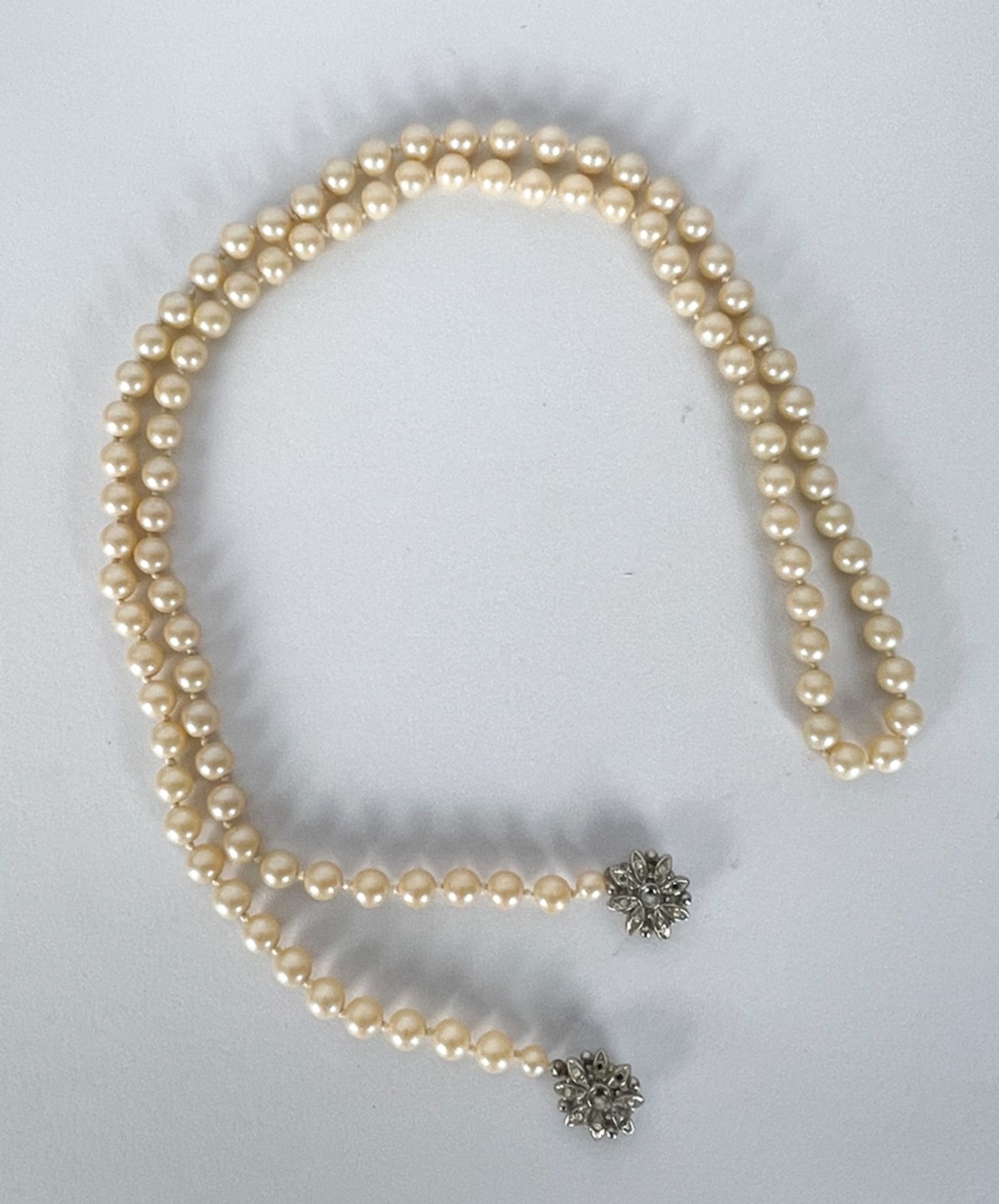 Perlenkette mit Klippverschluss