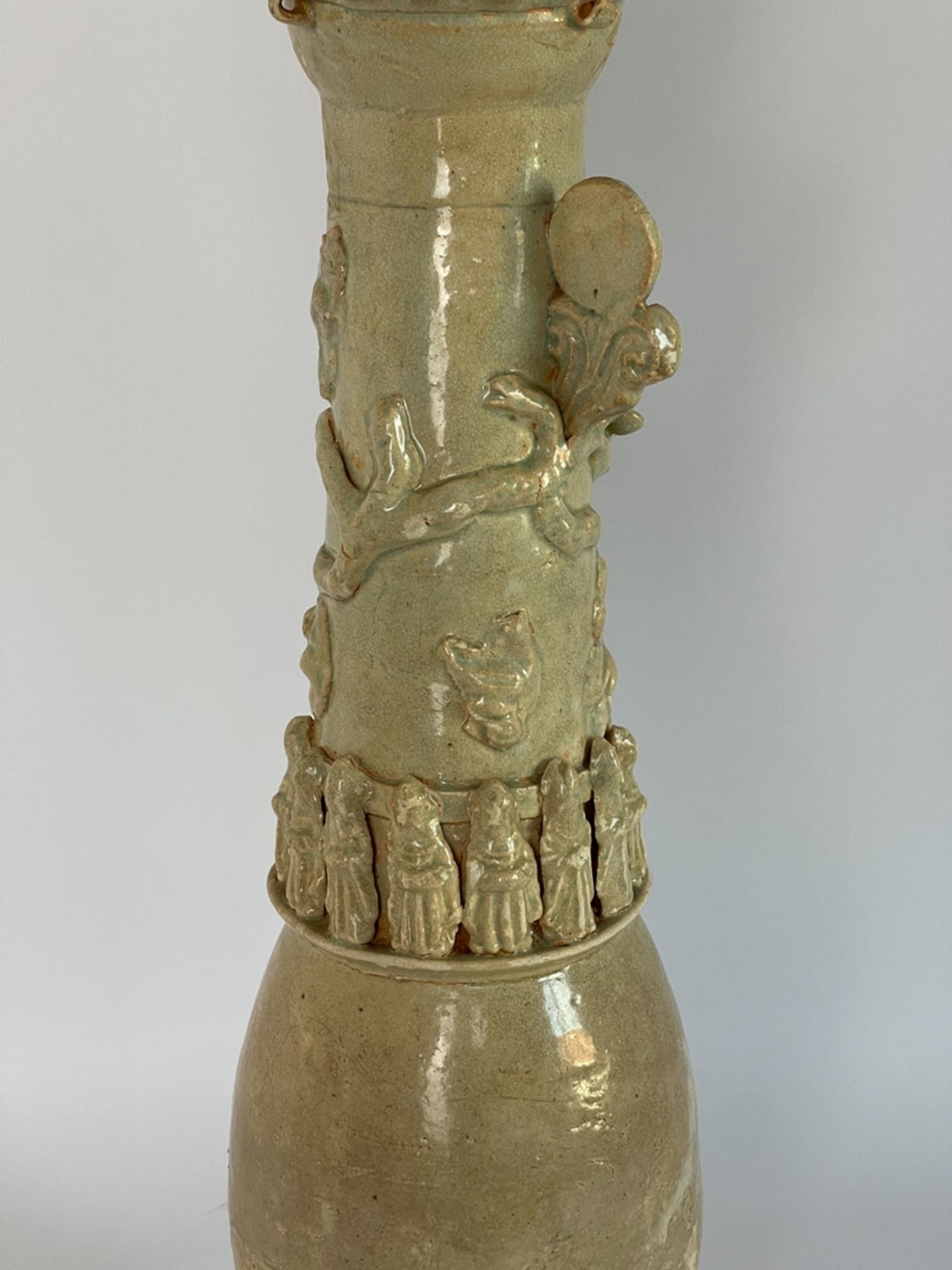 Große verzierte Chinesische Urnen Vase  - Bild 5 aus 11
