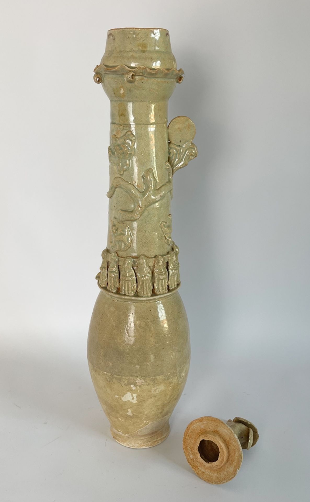 Große verzierte Chinesische Urnen Vase  - Bild 10 aus 11