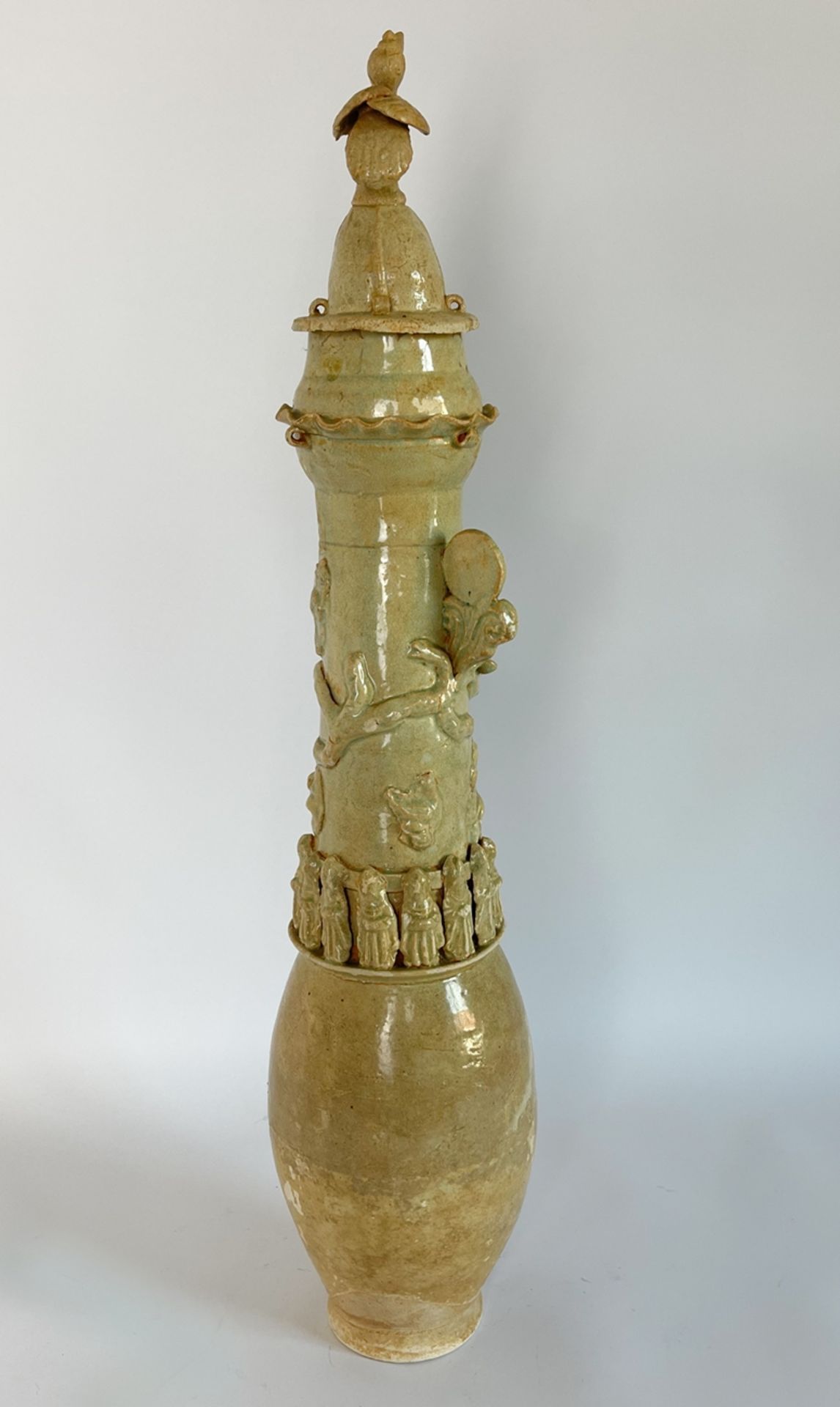 Große verzierte Chinesische Urnen Vase  - Bild 4 aus 11