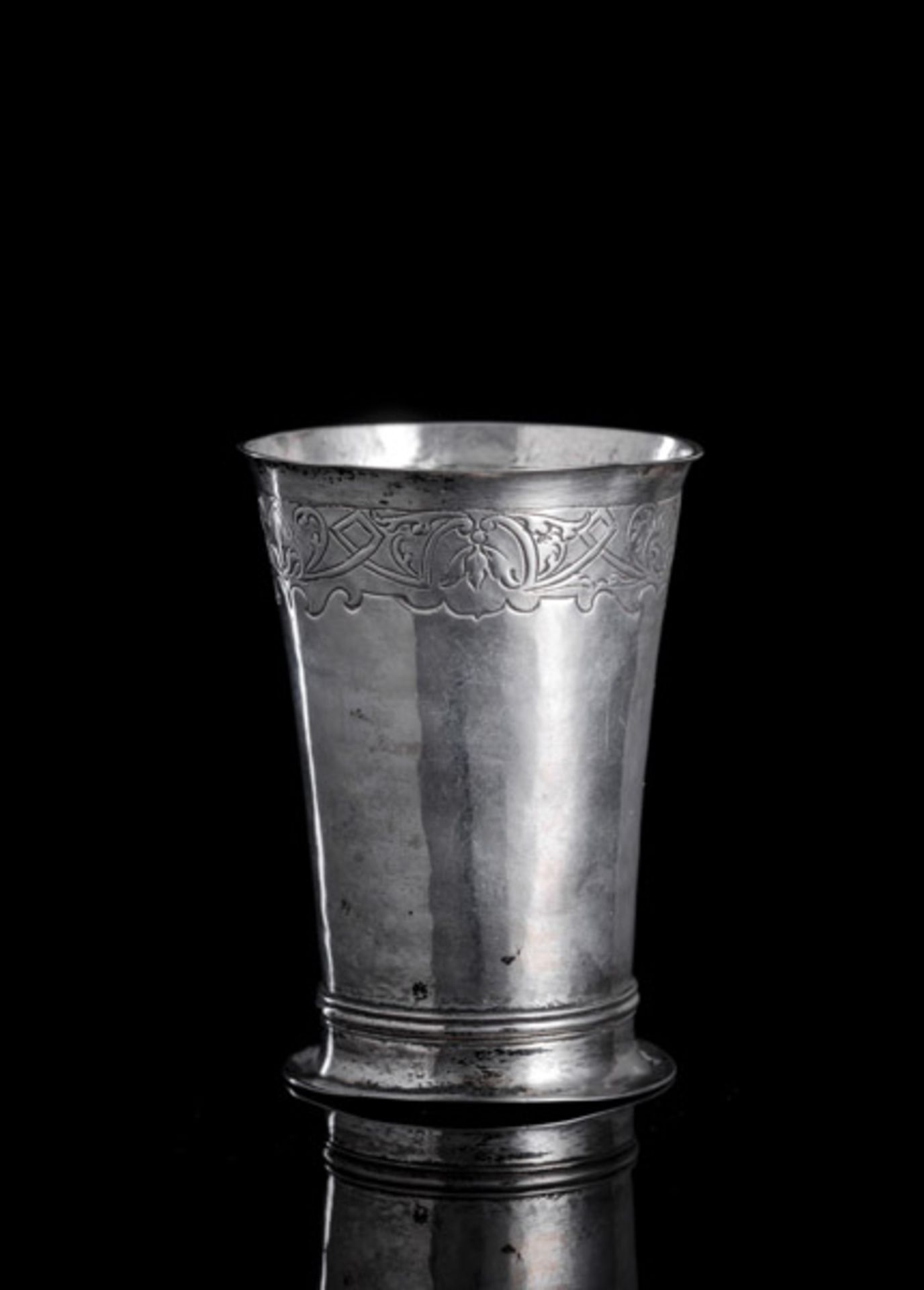 A BAROQUE SILVER BEAKER - Image 2 of 2