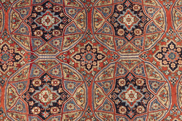 A Kashan rug with kurk wool - Image 7 of 7