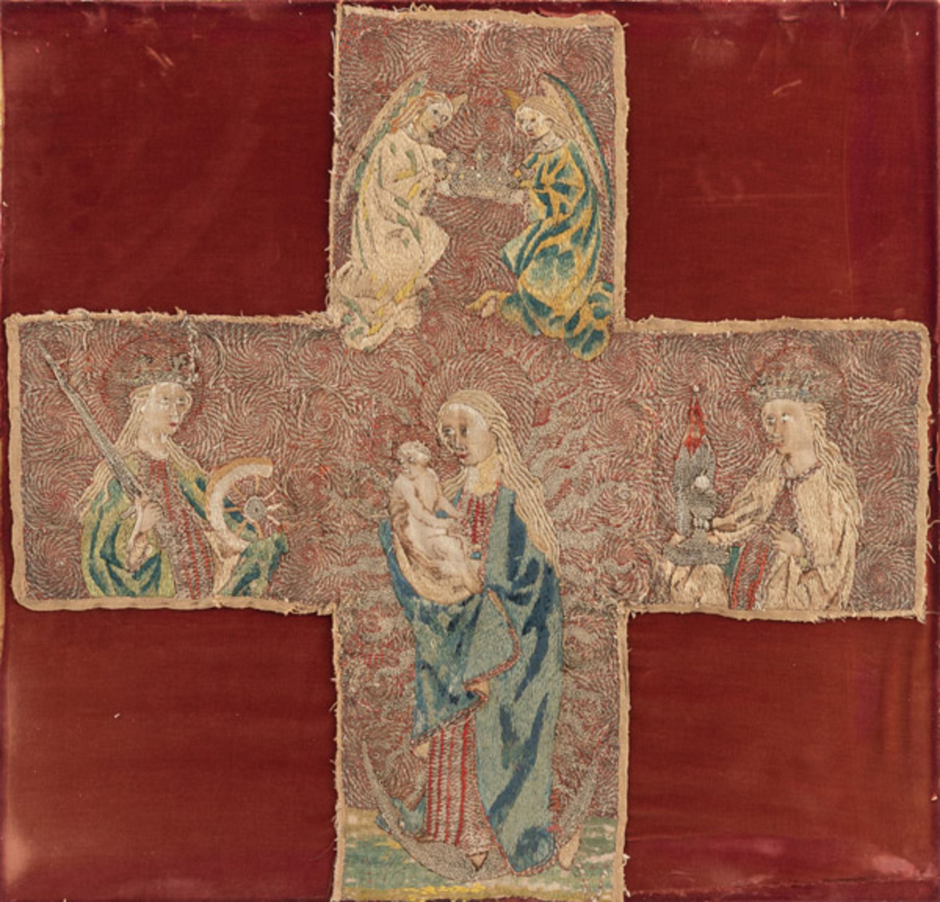 A LATE GOTHIC ORPHREY FROM A CHASUBLE