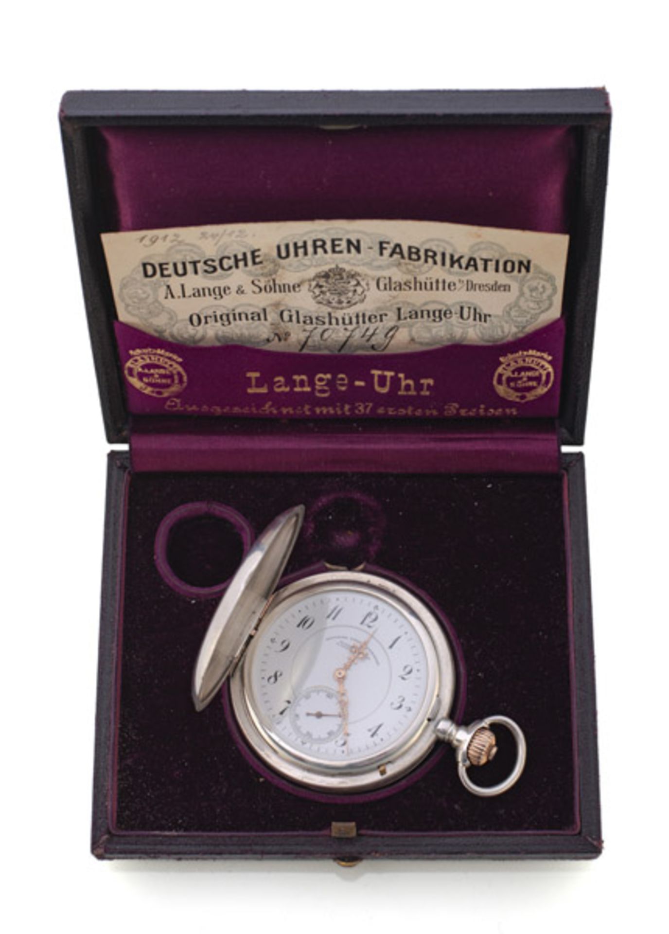 Feine Herren-Taschenuhr aus Silber - Bild 2 aus 5