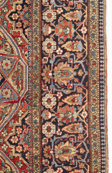 A Kashan rug with kurk wool - Image 3 of 7