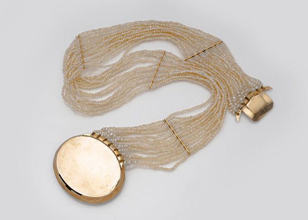 A VICTORIAN COLLIER-DE-CHIEN WITH PORTRAIT MINIATURE - Image 3 of 3